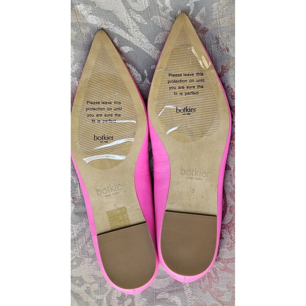 Botkier Annika Pointed Toe Flat Shoe Pink Size 5 - Picture 3 of 7